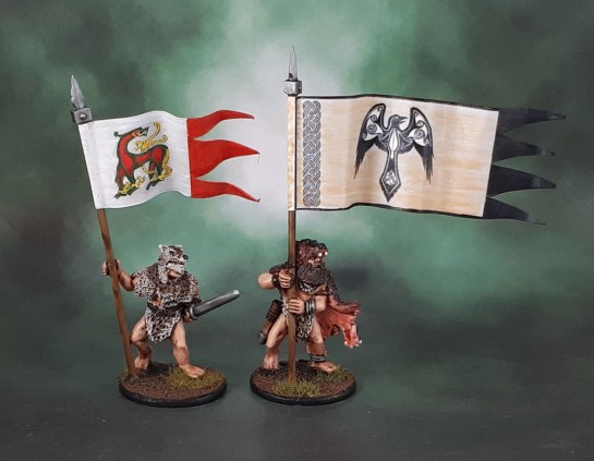 Wargames Foundry Vikings, Saga, VIK043 Viking Berserker Champions, Raven Banner, Viking Banner