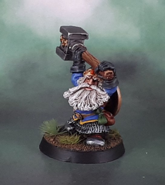Drong the Hard (Colin Dixon, 1998), Imperial Dwarf Command Standard Bearer (Michael/Alan Perry, 1988)