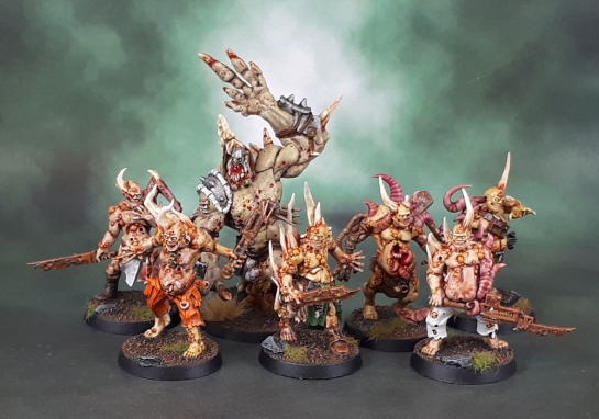 Nurgle Poxwalkers, Zombice Green Horde Orc Abomination