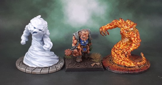 Dungeons and Dragons Miniatures Temple of Elemental Evil - Air and Fire Elementals