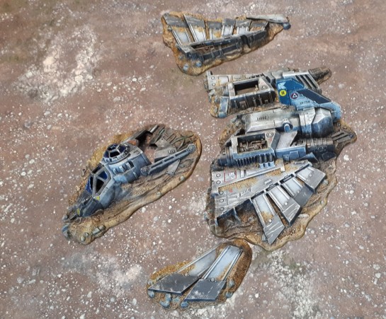Battle for Macragge Crashed Aquila Lander 40k 4th Ed Starter Set Terrain