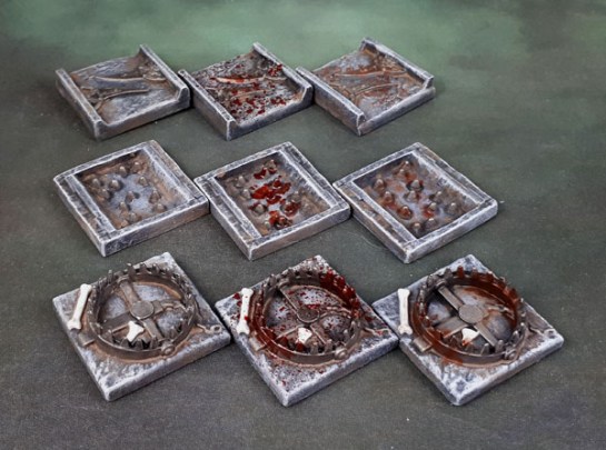 Mantic Terrain Crate Dark Lord's Tower "Trap Tiles"