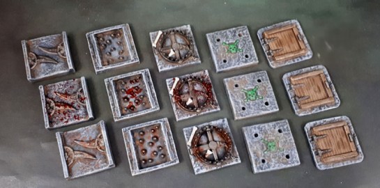 Mantic Terrain Crate Dark Lord's Tower "Trap Tiles"