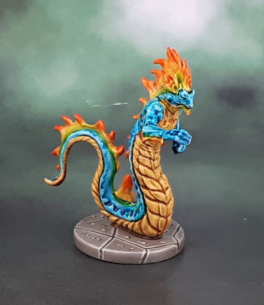 Dungeons and Dragons D&D Temple of Elemental Evil - Salamander