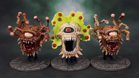 Dungeons and Dragons Dungeon of the Mad Mage – Zombie Beholder, Death Tyrant, Nolzurs, Wizkids