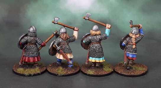 Bad Squiddo Games Shieldmaiden Hearthguard with Axes