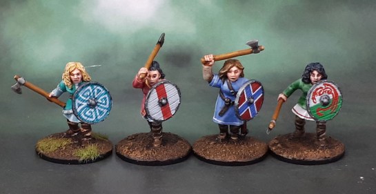 Shieldmaiden Warriors with Axes, Bad Squiddo Games