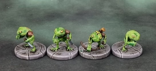 D&D Miniatures, Dungeon of the Mad Mage, Grung Assassins, Grung Elite Warrior