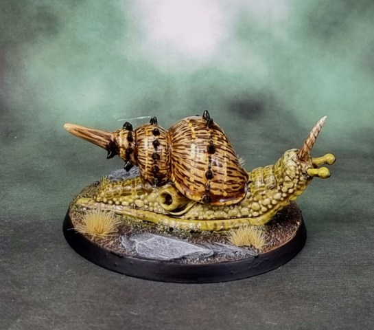 Reaper Bones Black 44116: Thrasher Snail, Proxy Beast of Nurgle