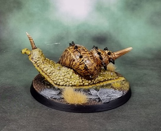 Reaper Bones Black 44116: Thrasher Snail, Proxy Beast of Nurgle