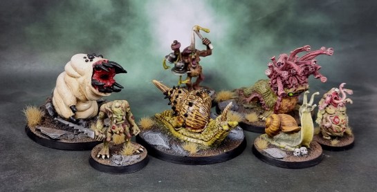 Reaper Bones Black 44116: Thrasher Snail, Proxy Beast of Nurgle