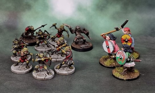 D&D, Dungeons and Dragons, The Legend of Drizzt - Irontooth, Goblin Champion; Goblin Cutters; Goblin Archers