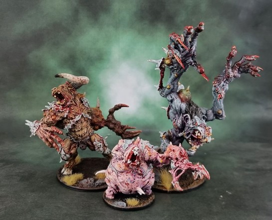Zombicide Black Plague: Zombie Bosses - Ablobination, Abominatroll and Abominotaur
