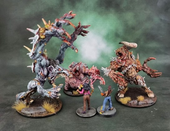 Zombicide Black Plague: Zombie Bosses - Ablobination, Abominatroll and Abominotaur
