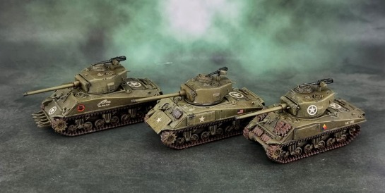 Battlefront U.S. M4A3 (Late) Shermans 76mm Turrets
