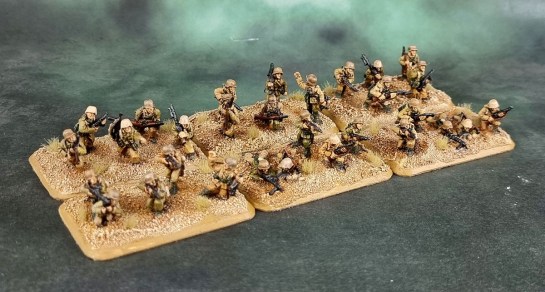 Battlefront Miniatures, Flames of War, DAK, Afrika Korps, Deutsches Afrikakorps, 15mm, 1/100 scale, Grenadier Zug Platoon