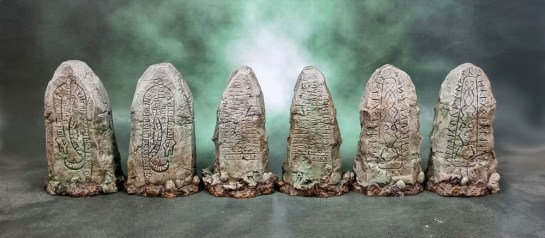 Mantic Games Kings of War: Vanguard – Battlefield Objectives Runestones/Standing Stones