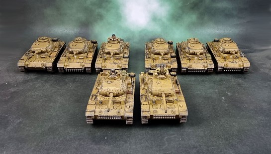 Plastic Soldier Company/Battlefront 15mm Panzer III Company - Deutsches Afrikakorps/Panzerarmee Afrika for Flames of War, Battlegroup, What A Tanker 1:100 1/100 scale