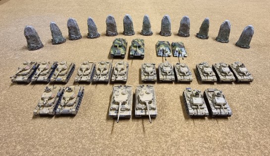 Plastic Soldier Company Battlefront 15mm Panzer III IV Tiger Company - Deutsches Afrikakorps/Panzerarmee Afrika for Flames of War 1/100 1:100