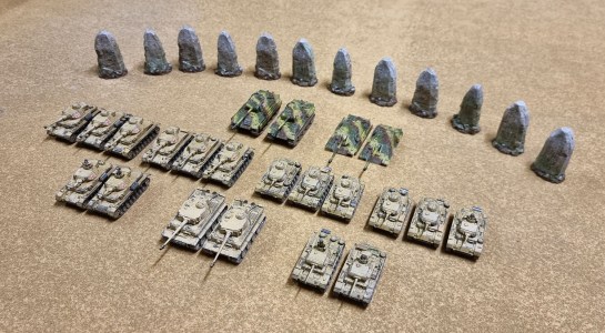 Plastic Soldier Company Battlefront 15mm Panzer III IV Tiger Company - Deutsches Afrikakorps/Panzerarmee Afrika for Flames of War 1/100 1:100