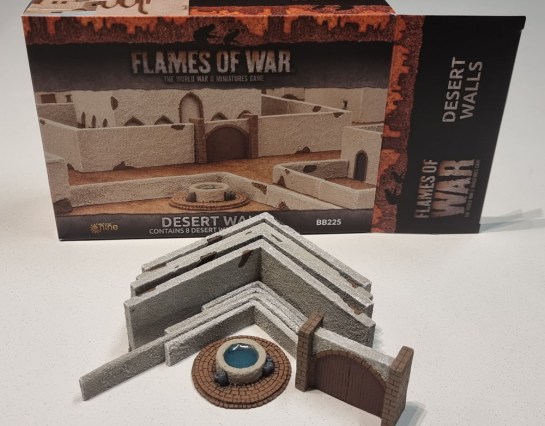 15mm Terrain Unboxing Review: Flames of War Battlefield in a Box - Desert Walls (Gale Force Nine BB225) 1/100, 1:100 Wargaming Terrain