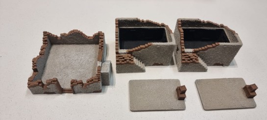 15mm Terrain Unboxing Review: Flames of War Battlefield in a Box - Ruined Desert Houses (Gale Force Nine BB230) 1/100, 1:100 Wargaming Terrain