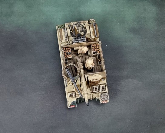 Battlefront 15mm M7 Priest Field Troop - British 8th Army Desert Rats for Flames of War, 1:100, 1/100, What a Tanker, Battlegroup