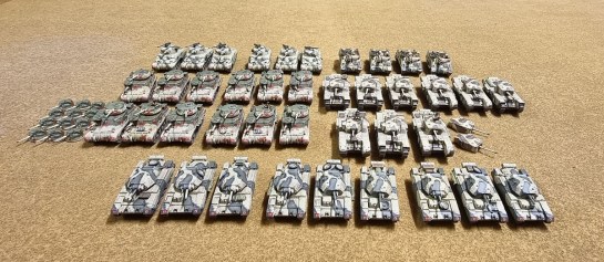 Flames of War, British 8th Army miniatures, 15mm, 1:100, 1/100, Battlefront Miniatures, What a Tanker, Battlegroup