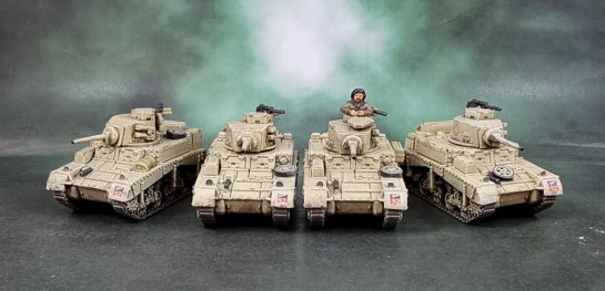 Battlefront 15mm M3 Honey Stuart Armoured Squadron - British 8th Army 4th New Zealand Armoured Brigade for Flames of War, 1:100, 1/100, Battlegroup, What a Tanker