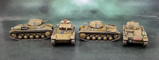 Zvezda 15mm Panzer II Platoon- Deutsches Afrikakorps/Panzerarmee Afrika for Flames of War, Battlegroup, What a Tanker, 1:100, 1/100