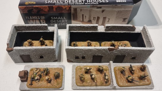 15mm Terrain Unboxing Review: Flames of War Battlefield in a Box - Small Desert Houses (Gale Force Nine BB222) 1:100, 1/100 scale, Battlegroup, What a Tanker Terrain