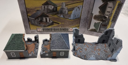 15mm Terrain Unboxing Review: Flames of War Battlefield in a Box - Ruined Buildings (Gale Force Nine BB199) 1/100, 1:100 Wargaming Terrain, What a Tanker, Battlegroup