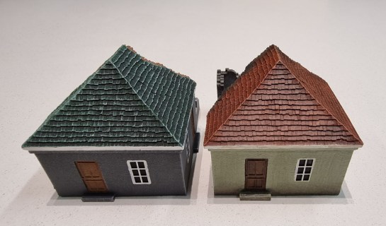 Flames of War Battlefield in a Box - Ruined Buildings (Gale Force Nine BB199) 1/100, 1:100 Wargaming Terrain, What a Tanker, Battlegroup