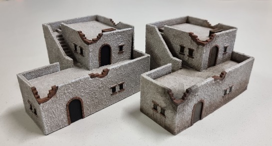 Flames of War Battlefield in a Box – Ruined Large Desert House (Gale Force Nine BB231)
