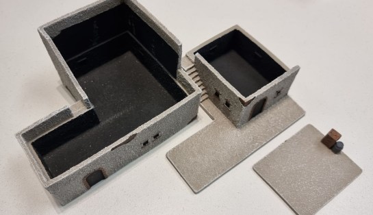 15mm Terrain Unboxing Review: Flames of War Battlefield in a Box - Large Desert House (Gale Force Nine BB216) 1/100, 1:100 Wargaming Terrain, What a Tanker, Battlegroup