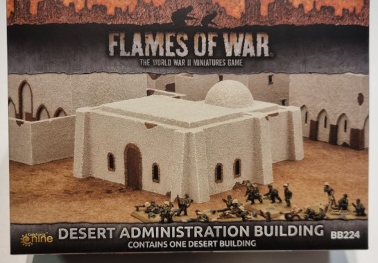 15mm Terrain Unboxing Review: Flames of War Battlefield in a Box - Desert Administration Building (Gale Force Nine BB224) 1/100, 1:100 Wargaming Terrain, What a Tanker, Team Yankee WWIII, Battlegroup