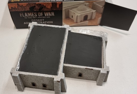 15mm Terrain Unboxing Review: Flames of War Battlefield in a Box - Desert Administration Building (Gale Force Nine BB224) 1/100, 1:100 Wargaming Terrain, What a Tanker, Team Yankee WWIII, Battlegroup