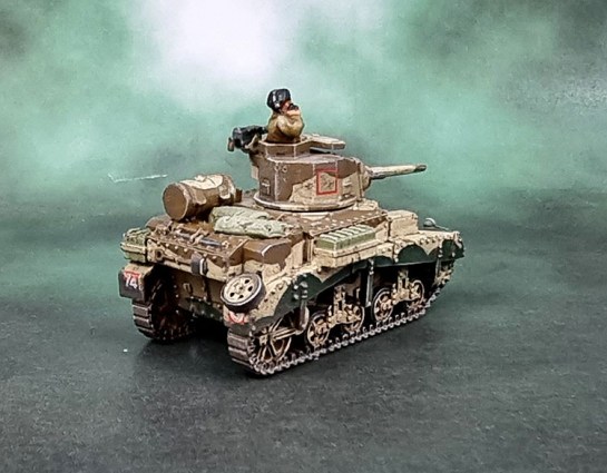Battlefront 15mm M3 Honey Stuart Artillery OP - British 8th Army Desert Rats for Flames of War, 1:100, 1/100, Battlegroup, What a Tanker