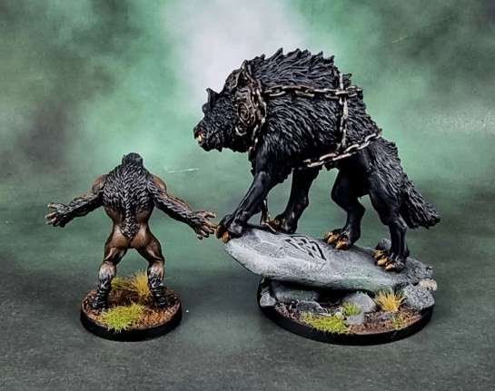 Blood Rage Expansion Models: Fenrir and Werewolf