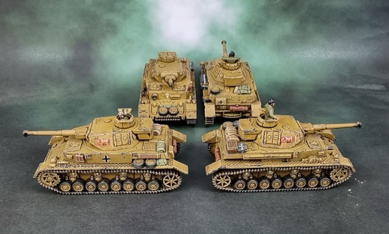 Battlefront 15mm Panzer IV Ausf.F1/2 - Deutsches Afrikakorps/Panzerarmee Afrika for Flames of War, Battlegroup, What a Tanker, 1:100, 1/100