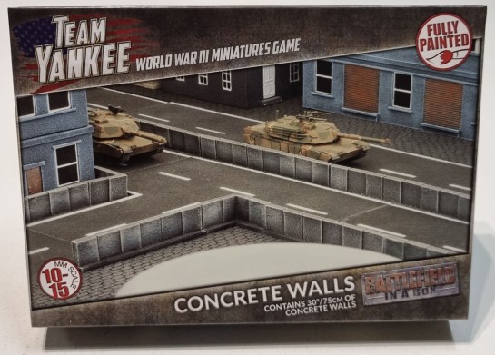 15mm Terrain Unboxing Review: Team Yankee Battlefield in a Box - Concrete Walls (Gale Force Nine BB191) + Lightly Weathered