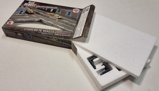 15mm Terrain Unboxing Review: Team Yankee Battlefield in a Box - Concrete Walls (Gale Force Nine BB191) + Lightly Weathered