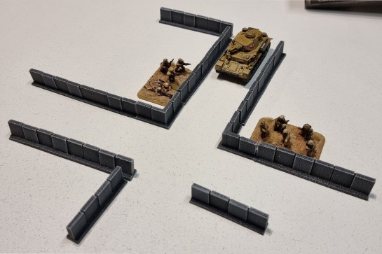 15mm Terrain Unboxing Review: Team Yankee Battlefield in a Box - Concrete Walls (Gale Force Nine BB191) + Lightly Weathered