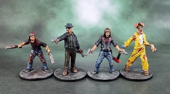 Zombicide Survivors Zombvivors “Spencer” (Bryan Cranston as Walter White/Heisenberg) and “Josh” (Aaron Paul as Jesse Pinkman)