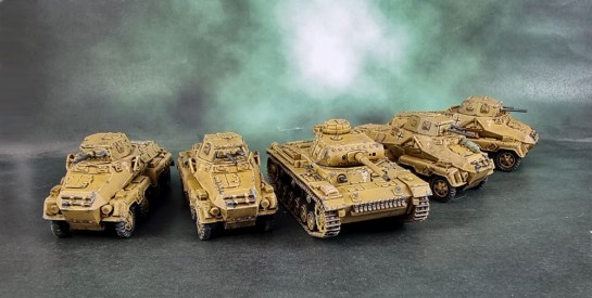 Battlefront 15mm Sd.Kfz.231 8-Rads - Deutsches Afrikakorps/Panzerarmee Afrika for Flames of War, What a Tanker, Battlegroup, 1:100, 1/100