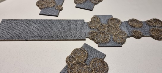 15mm Terrain Unboxing Review: Flames of War Battlefield in a Box - Cratered Cobblestone Roads (Gale Force Nine BB142), 1:100, 1/100, What a Tanker, Battlegroup, Team Yankee World War III