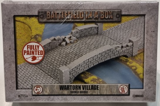 25/35mm Terrain Unboxing Review: Wartorn Village Ruined Bridge (Gale Force Nine BB593)