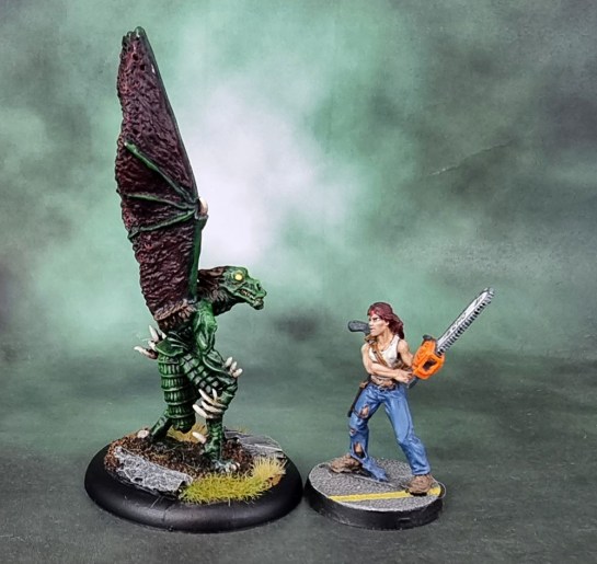EM4 Byakhee Advancing, Call of Cthulhu Miniatures, Reaper 50153: Berkeley, Zombie Survivor