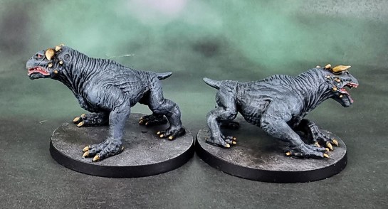 Zombicide Ghostbusters Crossover - Terror Dogs Zuul &amp; Vinz Clortho, Zuul and Vinz Clortho. The Gatekeeper and the Keymaster.