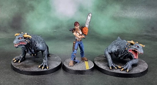 Zombicide Ghostbusters Crossover - Terror Dogs Zuul &amp; Vinz Clortho, Zuul and Vinz Clortho. The Gatekeeper and the Keymaster. Reaper Miniatures 50153 Berkeley Zombie Survivor